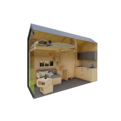 Tiny House Woodka SHORT 15m² | Tiny House Market